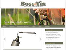 Tablet Screenshot of bosstin.com